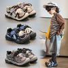 Frühling Herbst Koreanische Kinder Anti-Kick Wanderschuhe Jungen Mädchen Weiche Sohle Klettverschluss Freizeit-Sneaker