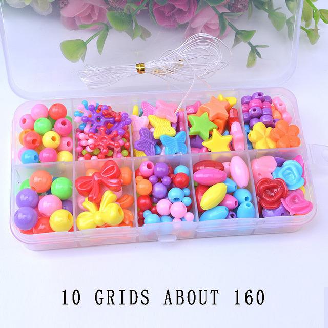 

Diy Handmade Beaded Plaything With Accessory Set Kids Creative 24 Grid Girl Jewelry Making Toys Educational Toys Kids Present