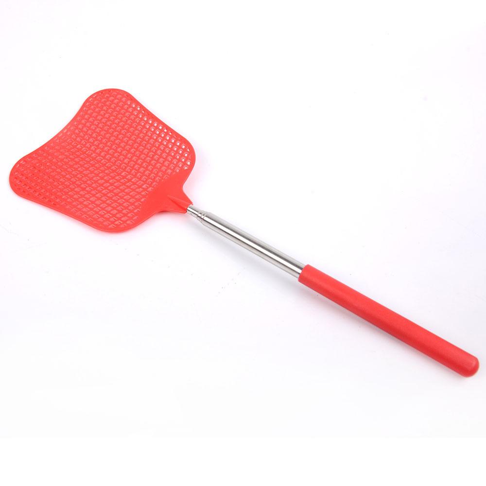 Teleskopisk Fluesmekker Plast Stor Insektsmekker som Virker med Forlengbare Håndtak i Rustfritt Stål for Innendørs og Utendørs