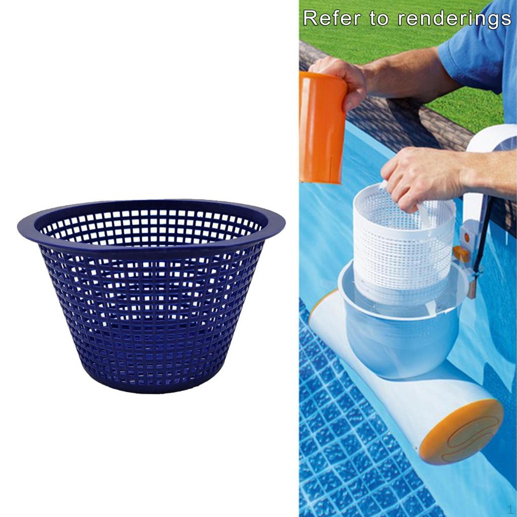 Basket Pool Supplies Replacement Strainer Fine Mesh Plastic Cleaning Tool Universal Blue for