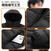 Unisex 90% White Duck Down Winter Hooded Jacket Outdoor Water Resistant Warm Coat