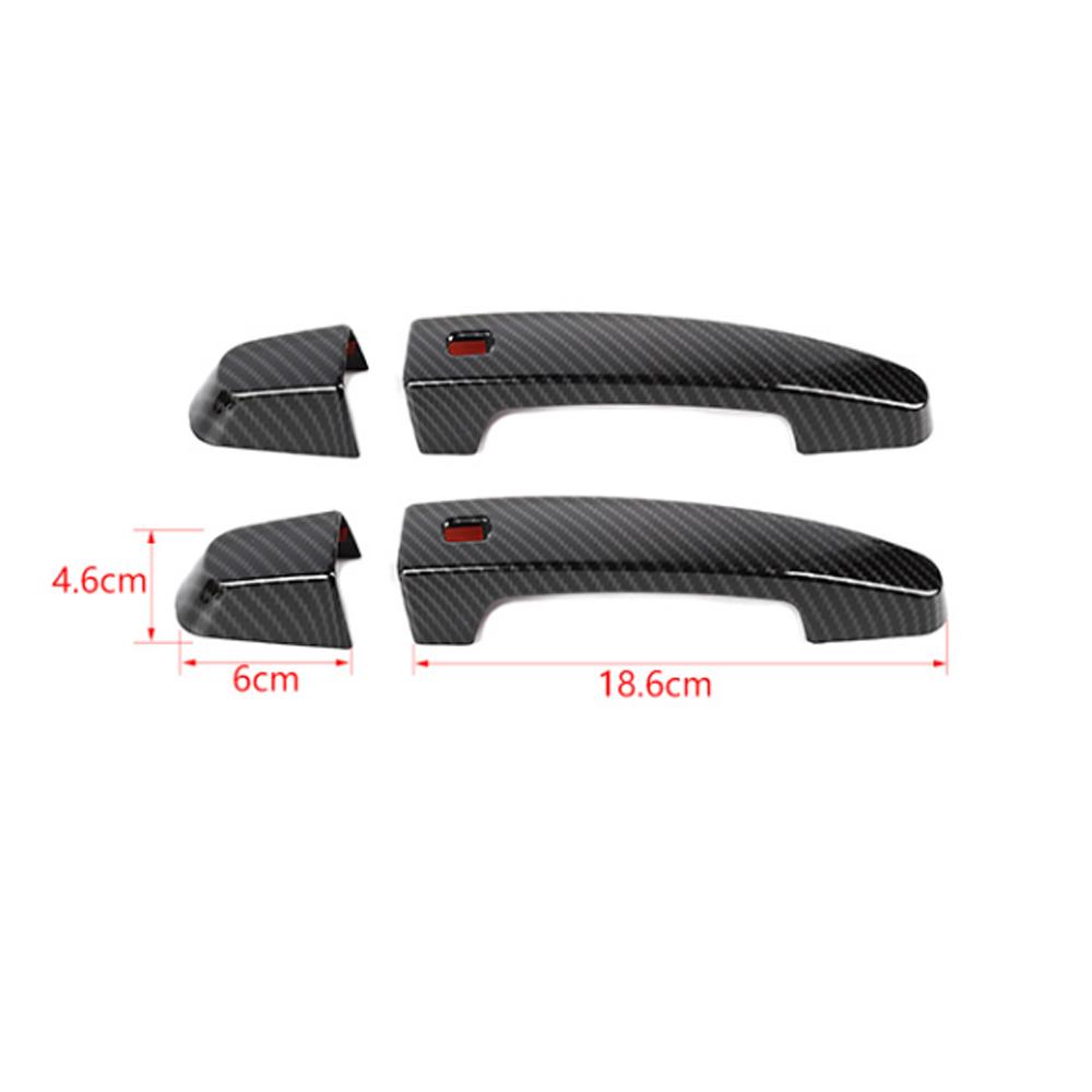 Car Side Door Grab Handle Cover Knob Case Shell Housing Decorations Stickers for Chevrolet Camaro 2016-2022 Exterior