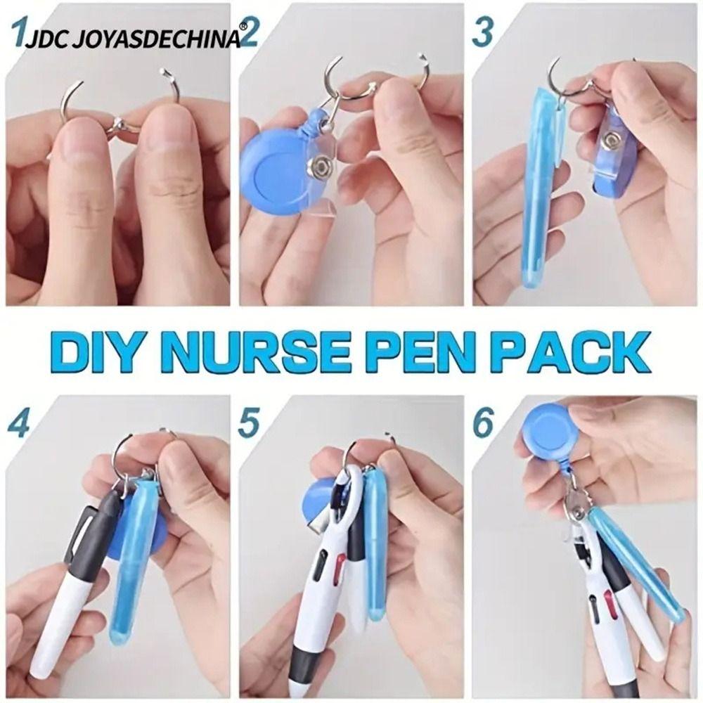 DIY Nurse Pen Set Retractable Ball Pen NEW Permanent Marker  Gift