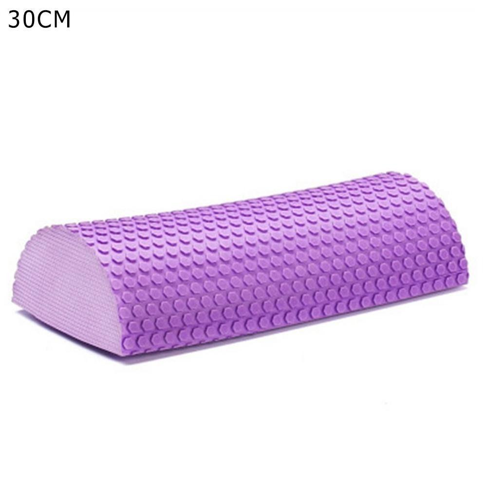 

Blue Purple Pink Green EVA Massage Foam Roller Half Round Yoga Blocks New Fitness Equipment Yoga фиолетовый
