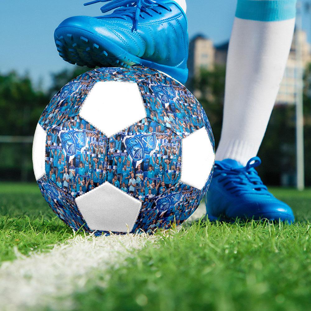 Zenit St Petersburg size5 Soccer Ball, colorful, suitable for all ages, machine-stitched, PVC material, competition grade,durable and high bounce