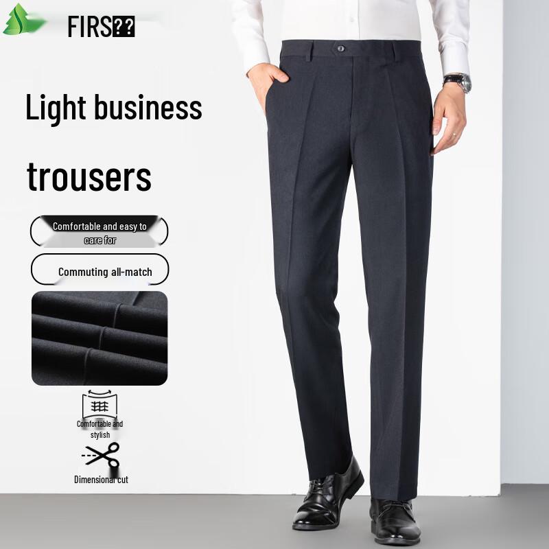 

FIRS Men s Wrinkle-Resistant Stretch Thick Trousers 42
