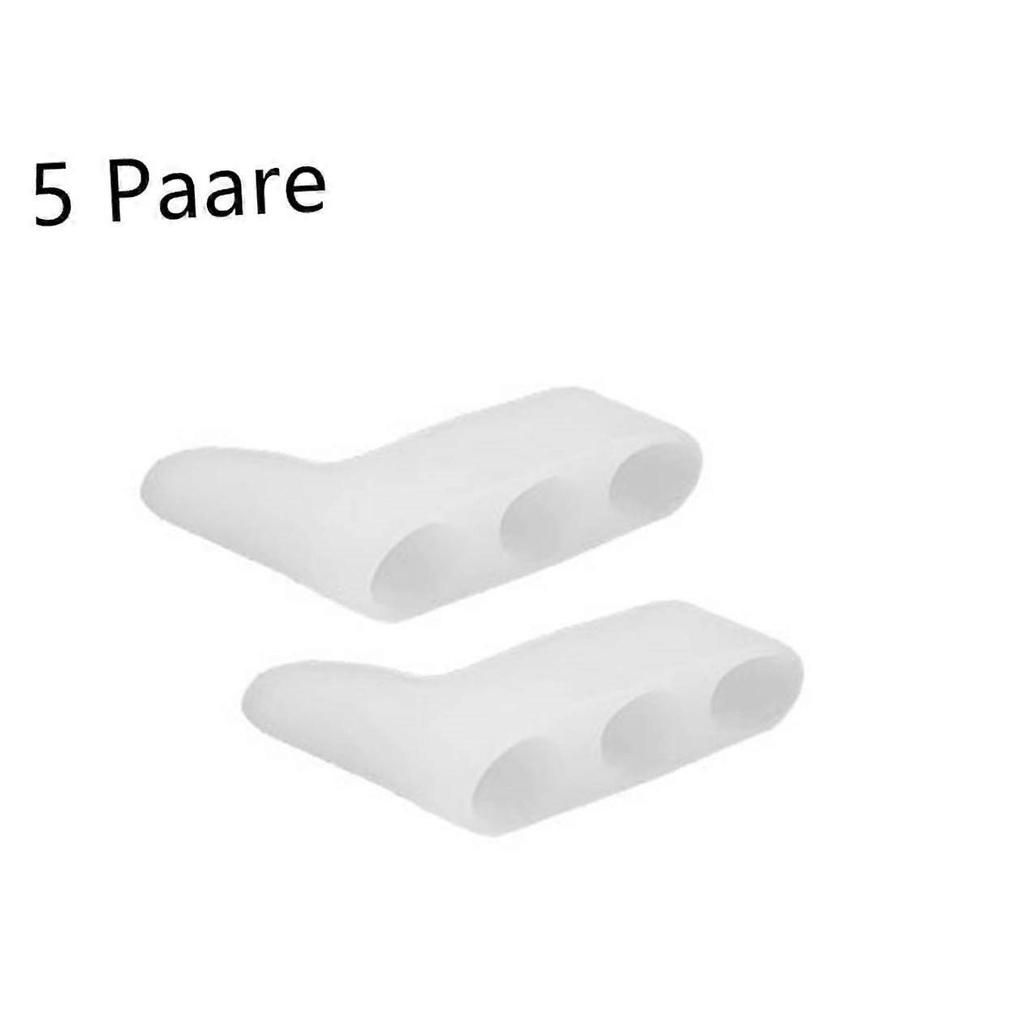 Toe Separators and Bunion Corrector for Women and Men, Soft Cushion Reusable Toe Spacers