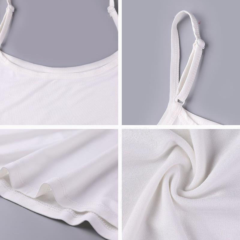 LangSha Women's Adjustable Strap Camisole Tank Top (2-Pack)