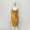Spring Elegant Sexy Bandage Dress Slim Belt Evening Dress Party Women's Wear