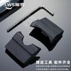 Für Casio Small Mud King GG-B100 GG-B100Y-1A GG-B100-1A3 Modifiziertes Leder-Gummi-Armband Metallkopf Partikelverbinder Adapter