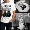 Samurai Zen Warrior T-Shirt Bushido Code Japanese Kanji Cotton Tee Katana New