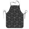 Creative Plaid Pattern Aprons Chef Baking Tablier Sleeveless Bib Kitchen Cleaning Pinafore for Women Men Gardening