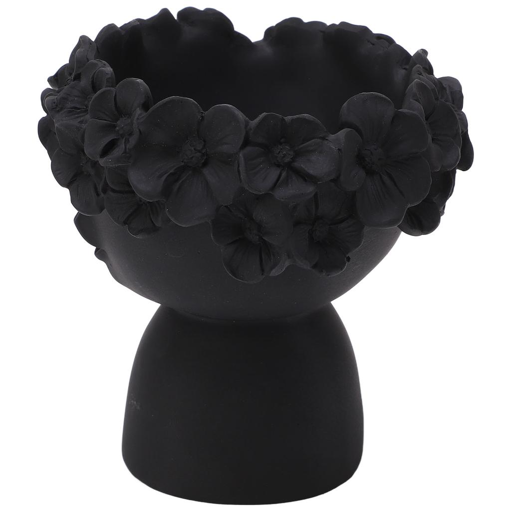 Resin Face Succulent Flower Pot Ornament Decoration for Living Room Home TV Wine Cooler