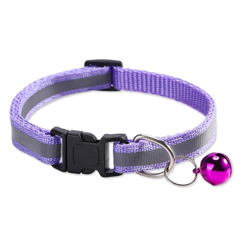 Cat Collar Kitten Reflective Collar Bell Dog Kitten Chihuahua Adjustable Small Dog Collar Pet Product