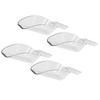 4 Pcs Popcorn Cereal Stainless Steel Measuring Cup Multi-functional Scoop Food Ice Machines Home Kitchen For Washing Powder