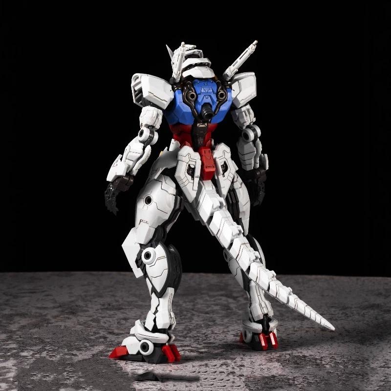 Black Trojan 1/100 Steelorse Dual Antenna Style Mecha Assembly Kit Action Figure Desktop Ornament Trendy Toy Posable Collectible