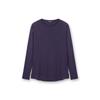 Cash Touch Fine Wool KniT T shirT Deep Purple