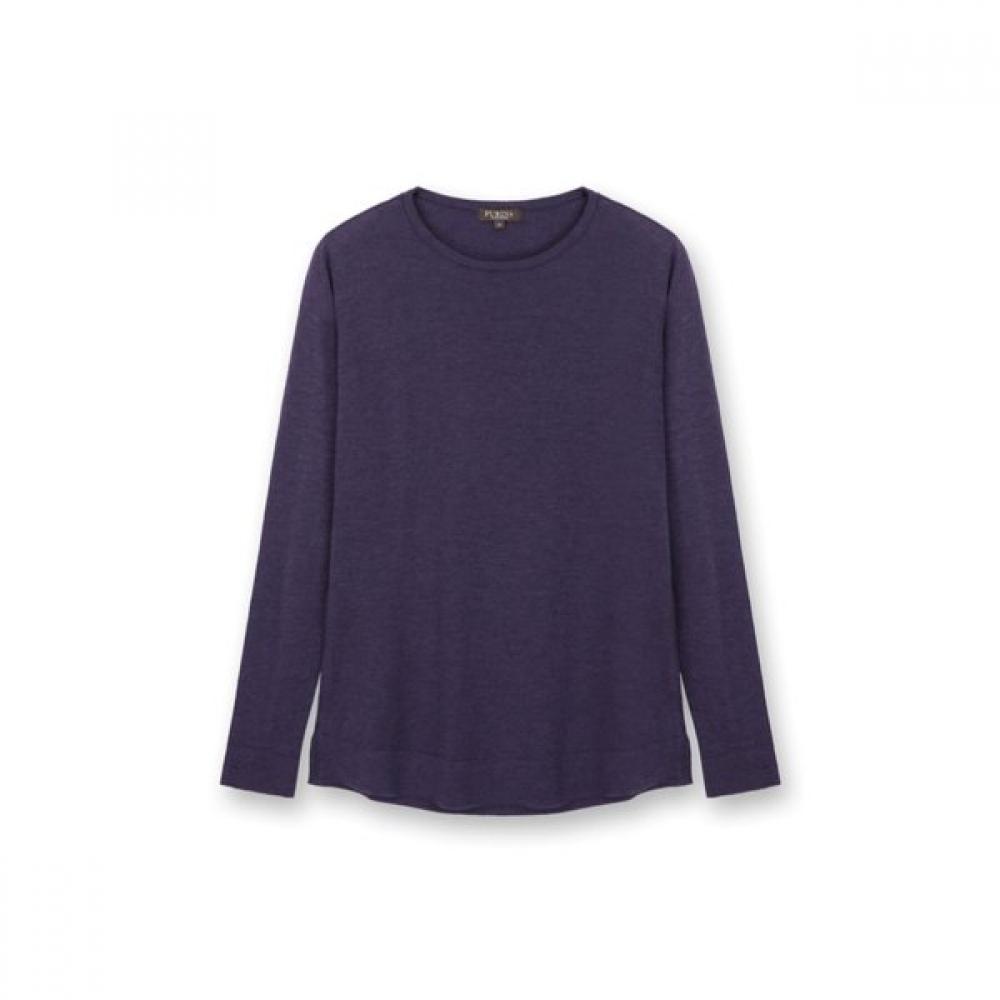 Furina Cash Touch Fine Wool KniT T shirT Deep Purple deep purple/S (85)