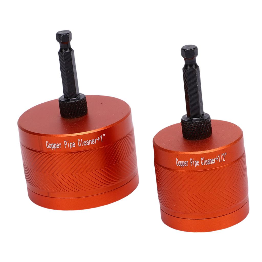 2pcs Metal Copper Pipe Cleaner Set for Cleaning Rusting Paint On Copper Pipes Various Metal Pipes
