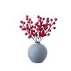 Red Berry Faux Floral Bouquet: Holiday Home Décor