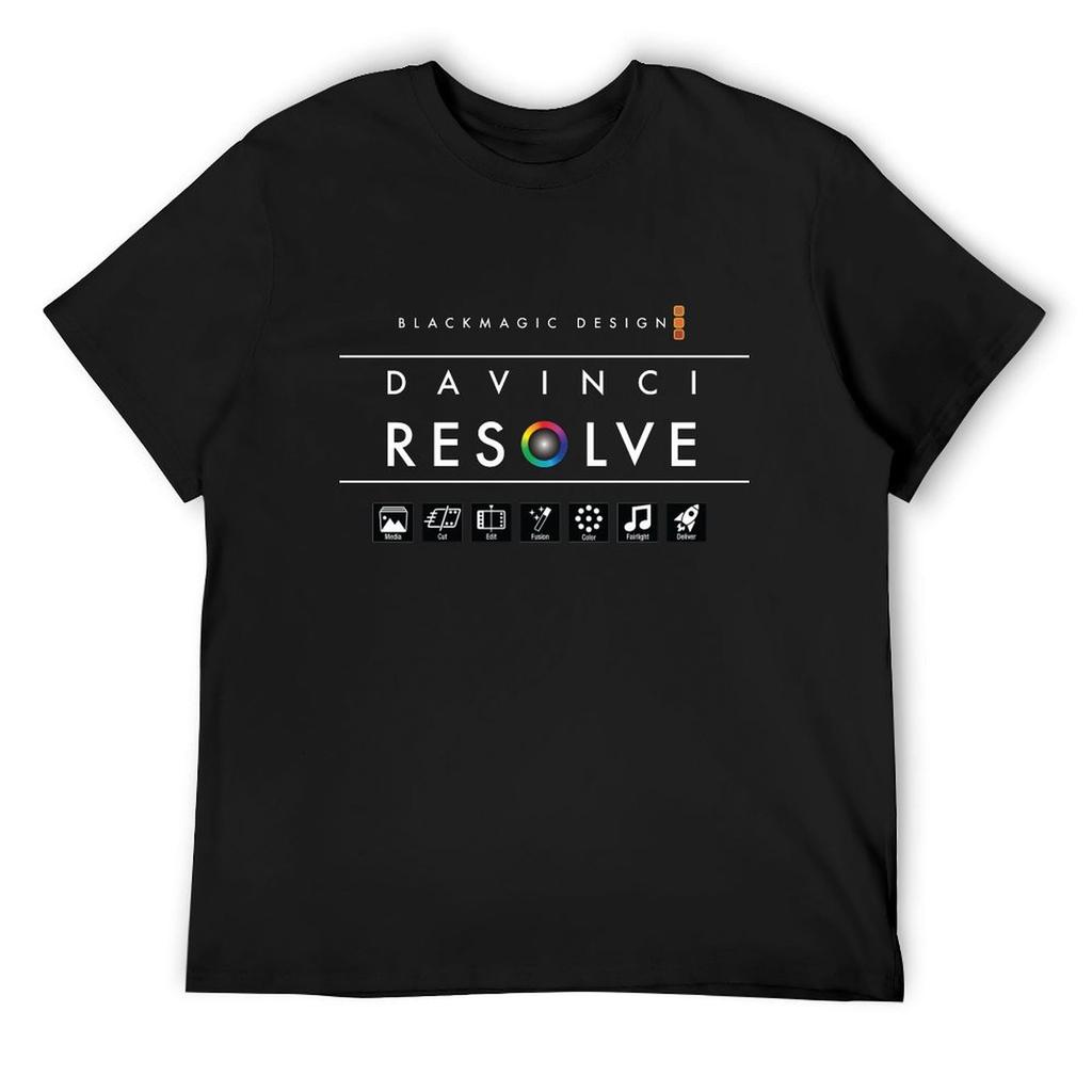 Davinci Resolve T-Shirt funny meme t-shirts new edition Aesthetic clothing fitted t shirts for men