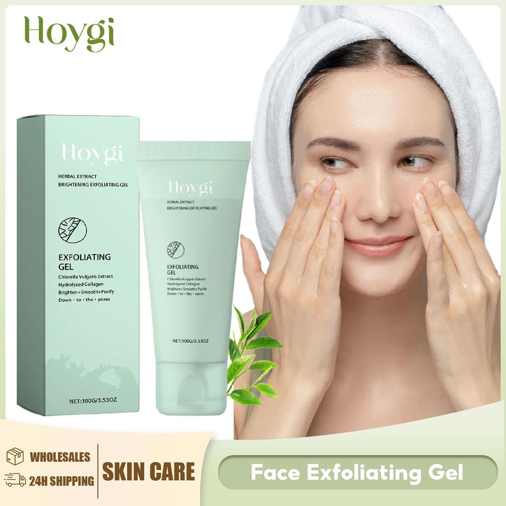 Facial cleansing gel, aloe vera exfoliating scrub, deep cleansing, moisturizing and nourishing, shrinking pores
