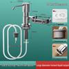 304 Stainless Steel Soap Dispenser with Press Pump for Dishwashing and Vegetable Washing Basin