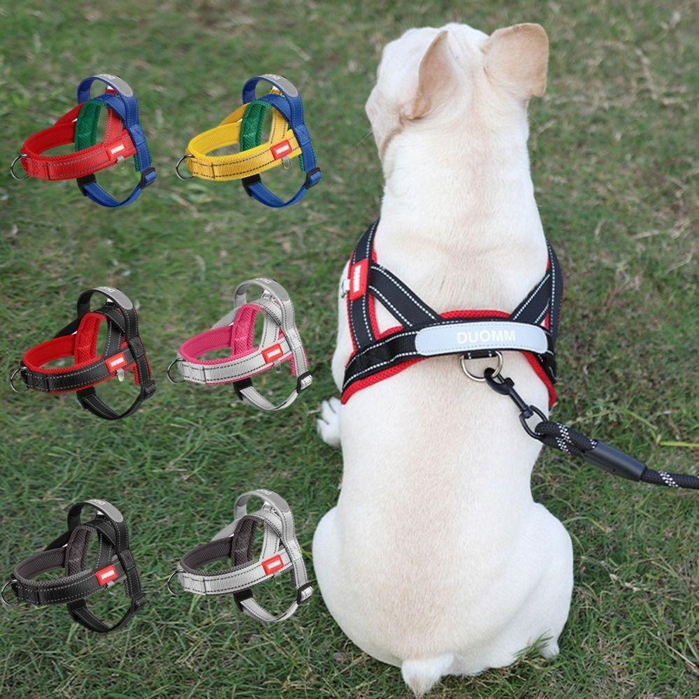 Comfortable Dog Chest Strap Reflective Pet Vest Fashion Dog Harness Vest  Outdoor Walking
