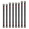 8pcs 313mm Wheelbase Metal Pull Rod Link Rod Linkage for Axial SCX10 1/10 RC Crawler Car Upgrade Parts