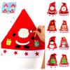 Kriss Kringle DIY Christmas Hat Toy Santa Claus Kids Xmas Arts Hats Handmade Santa Hat  Xmas Gift