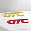 3D Auto Metal GTC Grille Badge Car Rear Trunk Emblem Sticker Decor For Opel Corsa Astra OPC Adam Vectra Insignia Vauxhall Antara