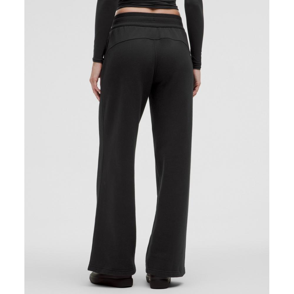 Lululemon Scuba Mid Rise Wide Leg Pant  Tall Black