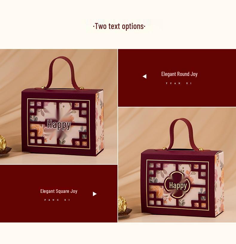 2025 Trendy Wedding Favor Boxes: Elegant Candy and Gift Packaging for Engagements.