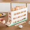 4-layer Version Slide Egg Storage Box Refrigerator Side Door Storage Box Egg Rolling Food Grade Egg Holder Tray Automatic