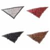 Thin Imitation Silk Scarf Polyester Waist Tying Scarf Vintage Polka Dot Triangle Scarf  Club