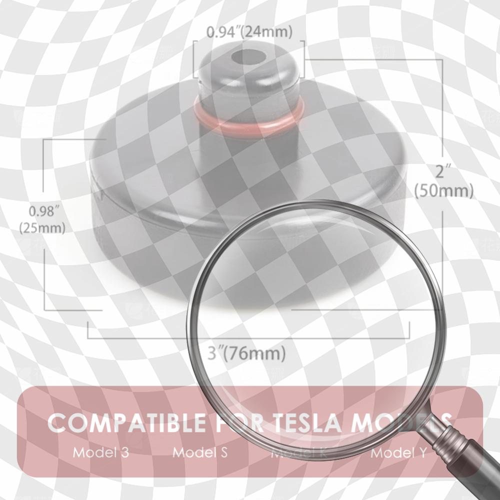 1/4Pcs Car Jacks Rubber Mat Hard-wearing Lifting Jack Soft Pad Jack Shock Absorbing Pad for Tesla Model Y for Tesla Model 3