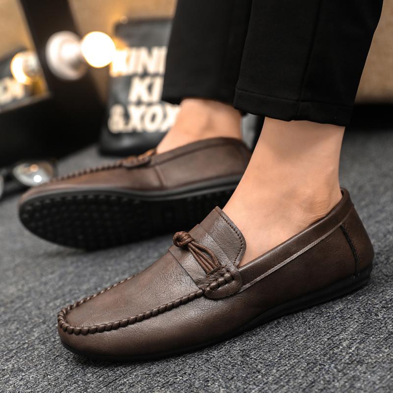 Fashion Fashion Mens Casual Shoes Luxury Mens Loafers High Quality Soft Soled Boat Shoes Comfortable Driving Shoes Zapatos Para Hombre