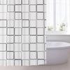Waterproof Shower Curtain Liner 180 180 PEVA Fabric