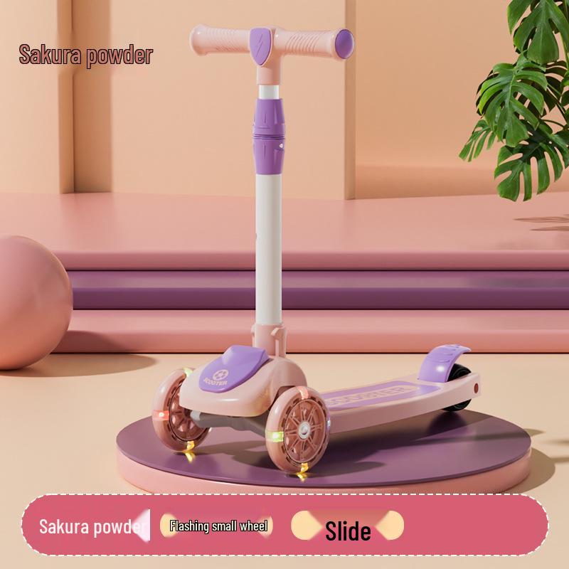 

Складной самокат 3-в-1 для детей 1-8 лет, регулируемый для сидения или стояния