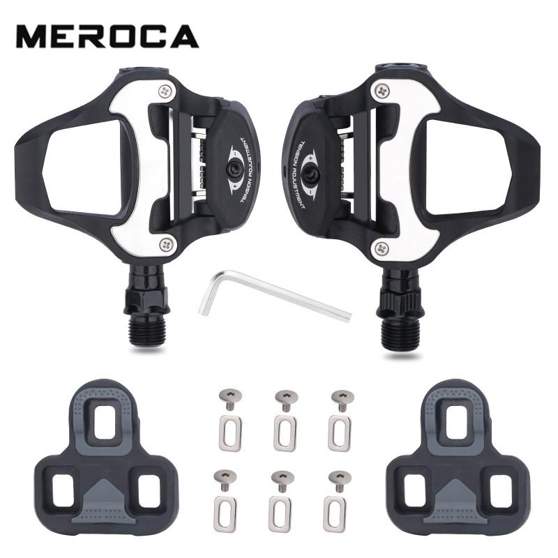 Road Bike Clipless Pedals Ultralight High Sealed Bearing 105 Self-Locking R550 With SPD Cleats