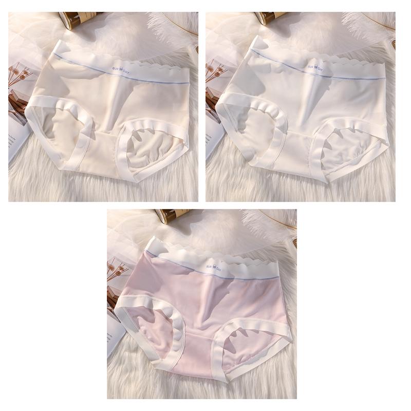 3 PCS Women's High Waist Panties Modal Underwear Breathable Boxer Briefs Lightweight Soft Undies F
