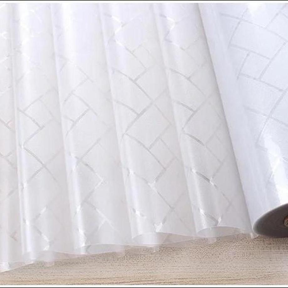 1 Pcs 45*100cm Glass Sticker Anti Peeping Bathroom Imitation Louver Thick Shading Film Electrostatic Sticker Window Sticker