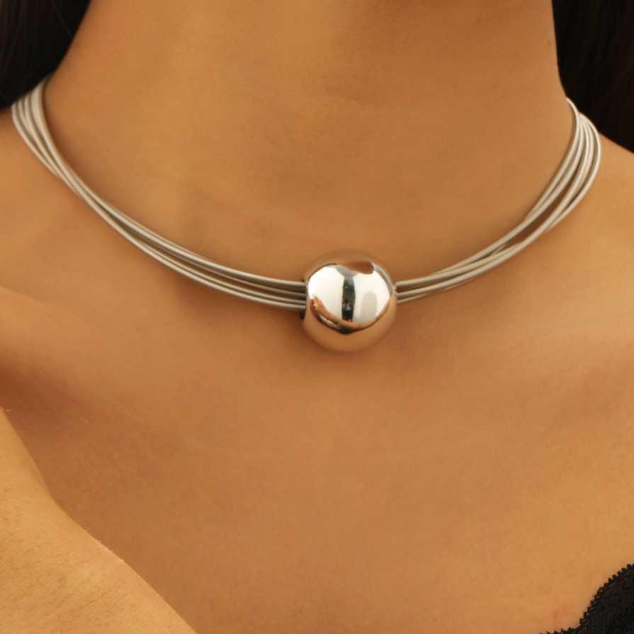 European-American Metal Punk Spring Necklace Bracelet