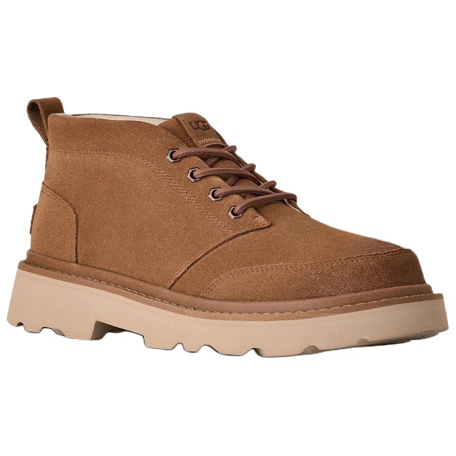 UGG Chukka Lug Leather Lace-Up Vintage Short Boots Men Boots Brown 1171113-CHE