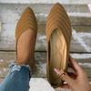 Women Flat Shoes Female Comfortable Pointed Toe Casual Shoes Office Work Shoes Women Shallow Mouth Single Shoes Pregnant Mother Shoes Driver Shoes
