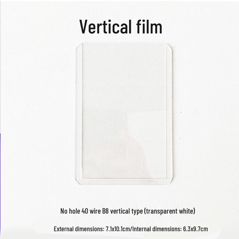 High-Transparency CPP Film 3" Album & 6" Card Holder for Guka & Polaroid Cards