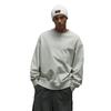 Y-3 Loose Casual Pullover Sweatshirt Ribbed Crew Neck Solid Basic Long Sleeve Unisex sweatshirt Light-Gray IP7694