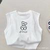 Men's and Women's Vests, Children's Baby Summer Sleeveless Tops, New Children's Versatile Bottoming Shirts, Children's Clothing Trend