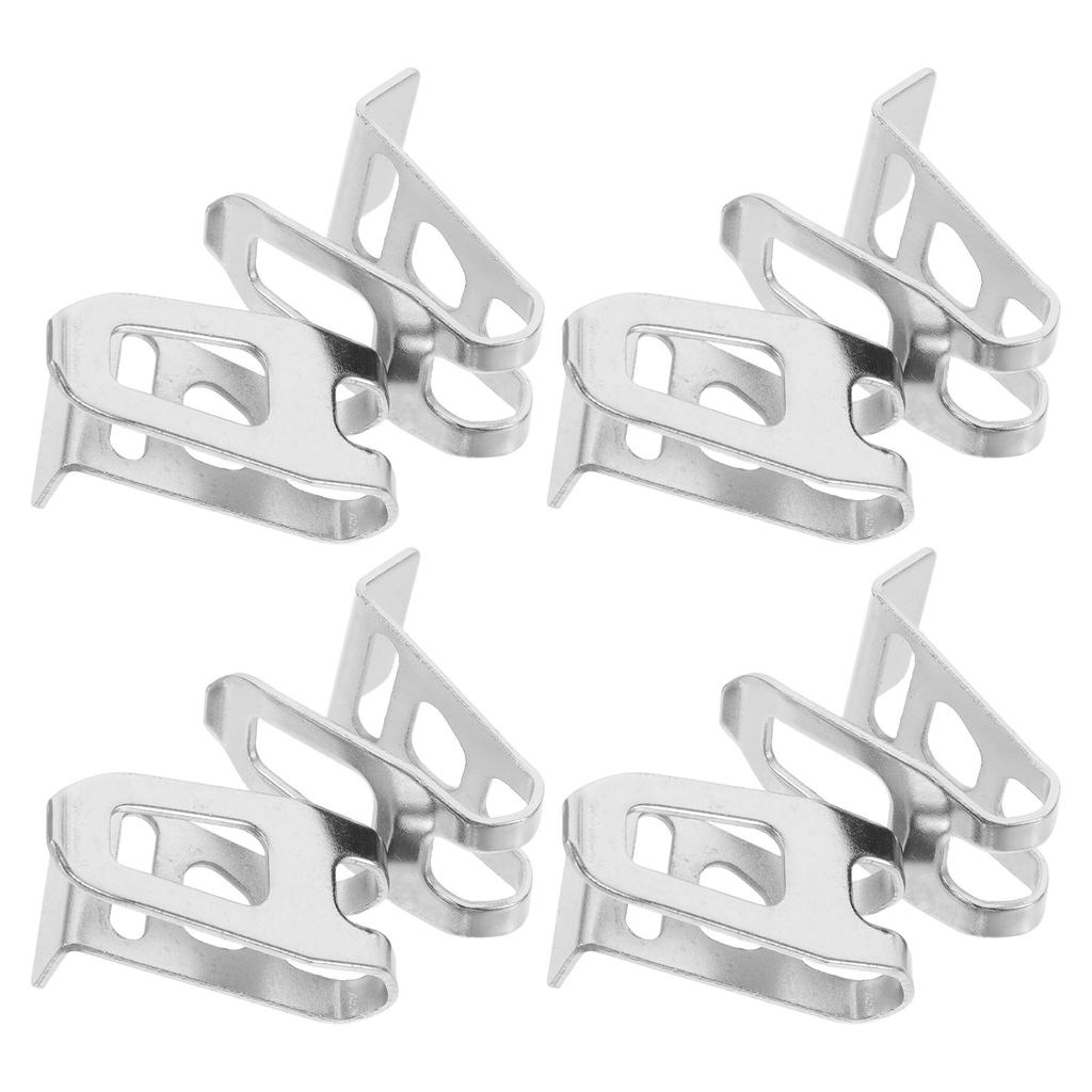8Pcs Power Tool Belt Clips Stainless Steel Drill Clip Hooks Replacement Belt Holder for Electric Drill Impact Driver