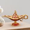 Legendary Classic Aladdin Lamp European Style Retro Magic Genie Arabian Metal Light Crafts for Wedding Party Home Fun Decoration